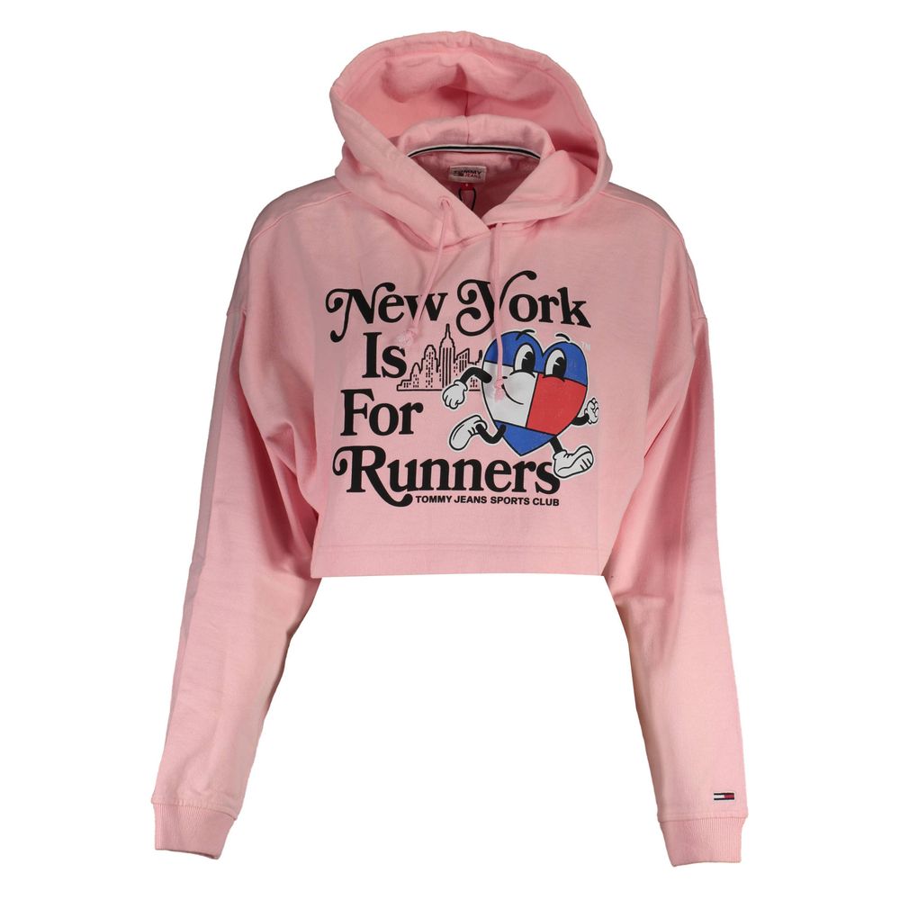 Maglione da donna in cotone rosa