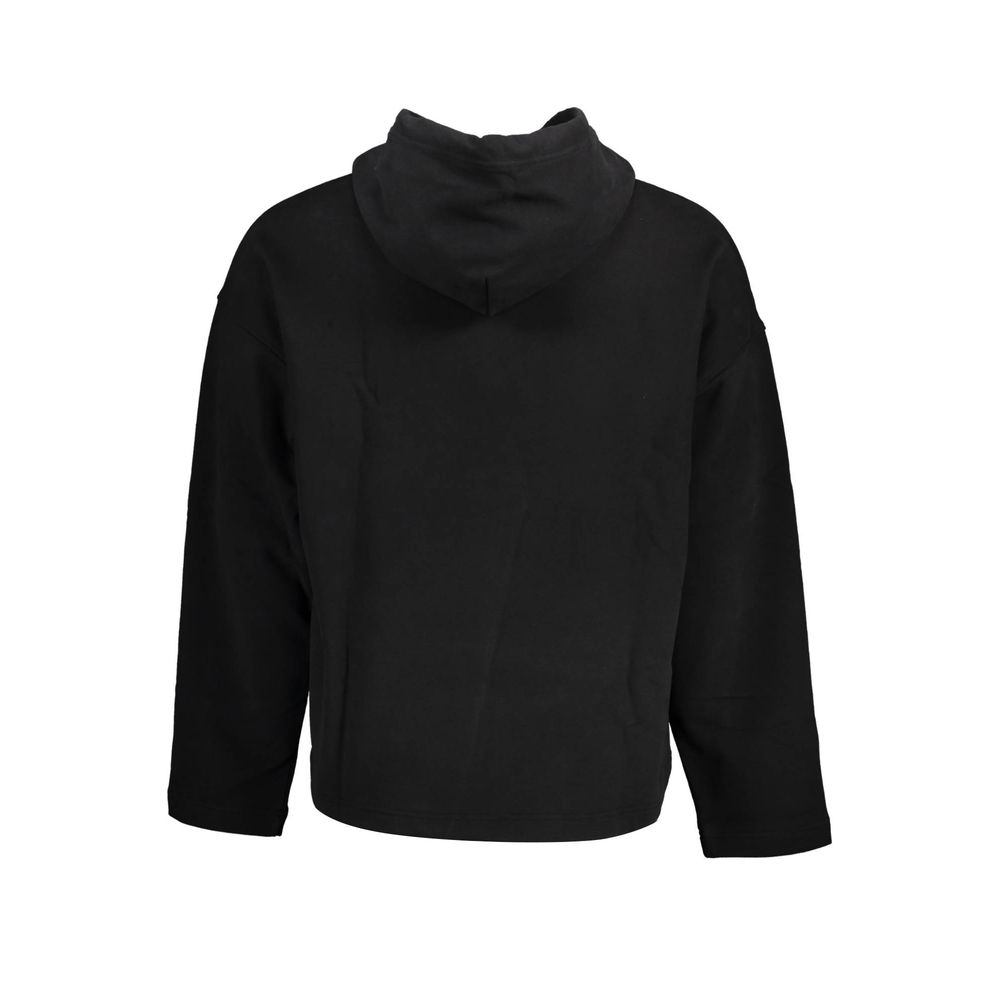 Herren-Sweatshirt aus schwarzer Baumwolle