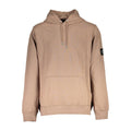 Braunes Baumwoll-Herren-Sweatshirt