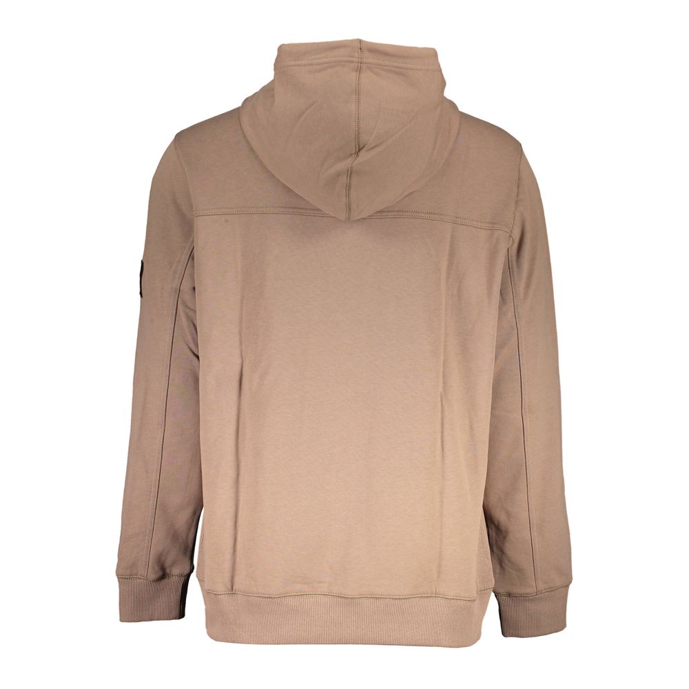 Braunes Baumwoll-Herren-Sweatshirt