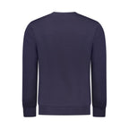 Blue Cotton Men Sweater