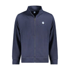Blue Cotton Male Sweatshirt