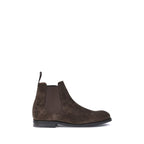 Braune Chelsea Boots aus Kalbsleder