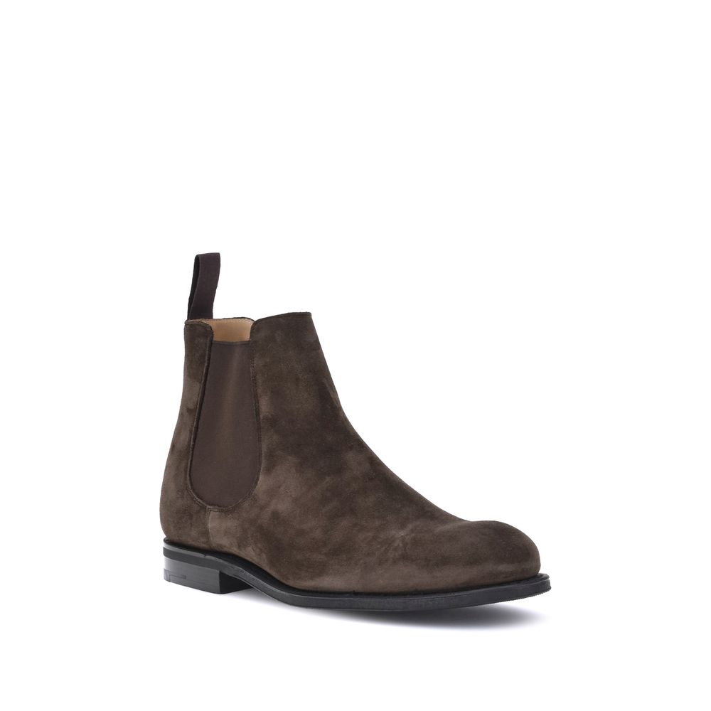 Braune Chelsea Boots aus Kalbsleder