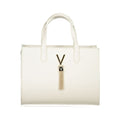 Bianco Polyurethane Women Bag