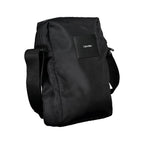 Black Polyester Men's Shoulder Bag