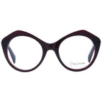 Bordeauxrote Acetatbrille (Gestell)