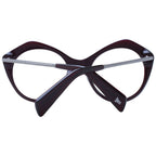 Bordeauxrote Acetatbrille (Gestell)