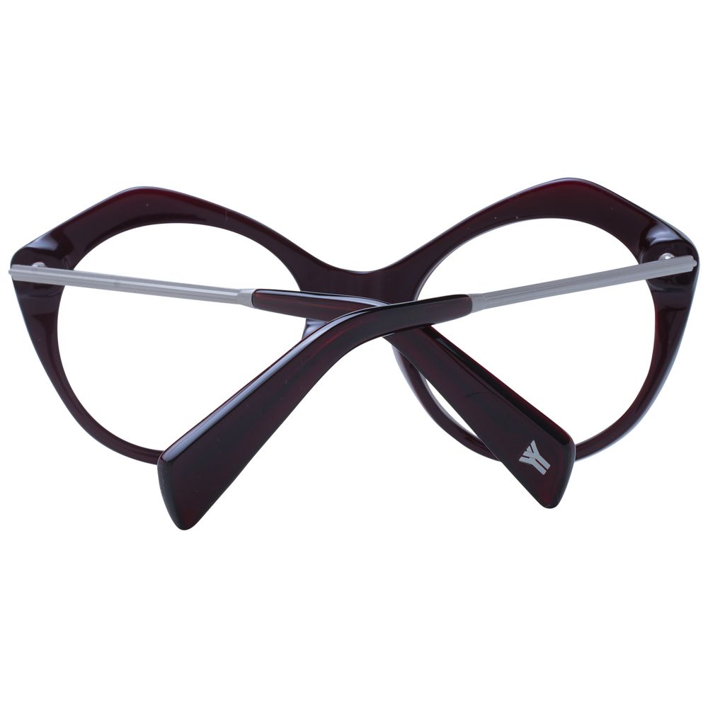 Bordeauxrote Acetatbrille (Gestell)