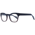 Brille mit blauem Azetatrahmen