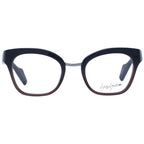 Brille mit blauem Azetatrahmen