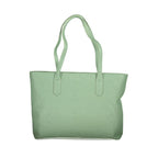 Borsa a mano da donna in poliuretano verde