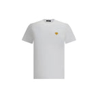 Weißes Baumwoll-T-Shirt