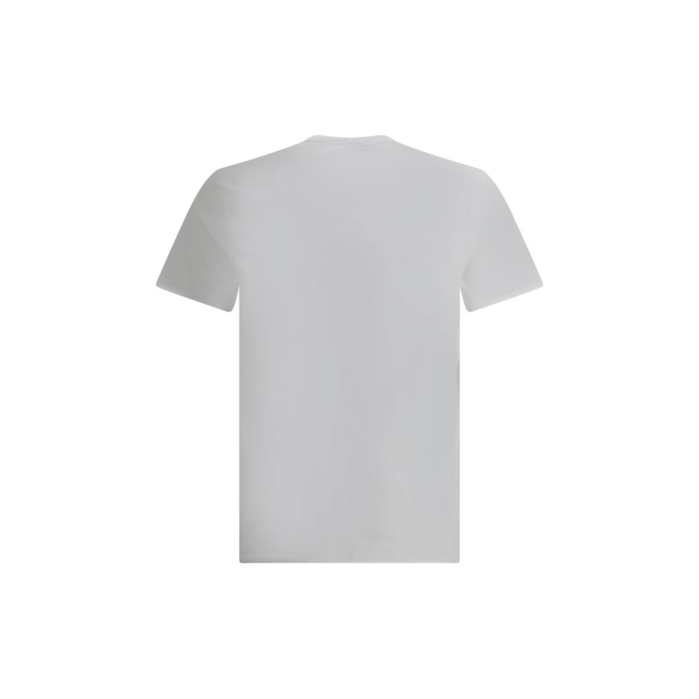 Weißes Baumwoll-T-Shirt