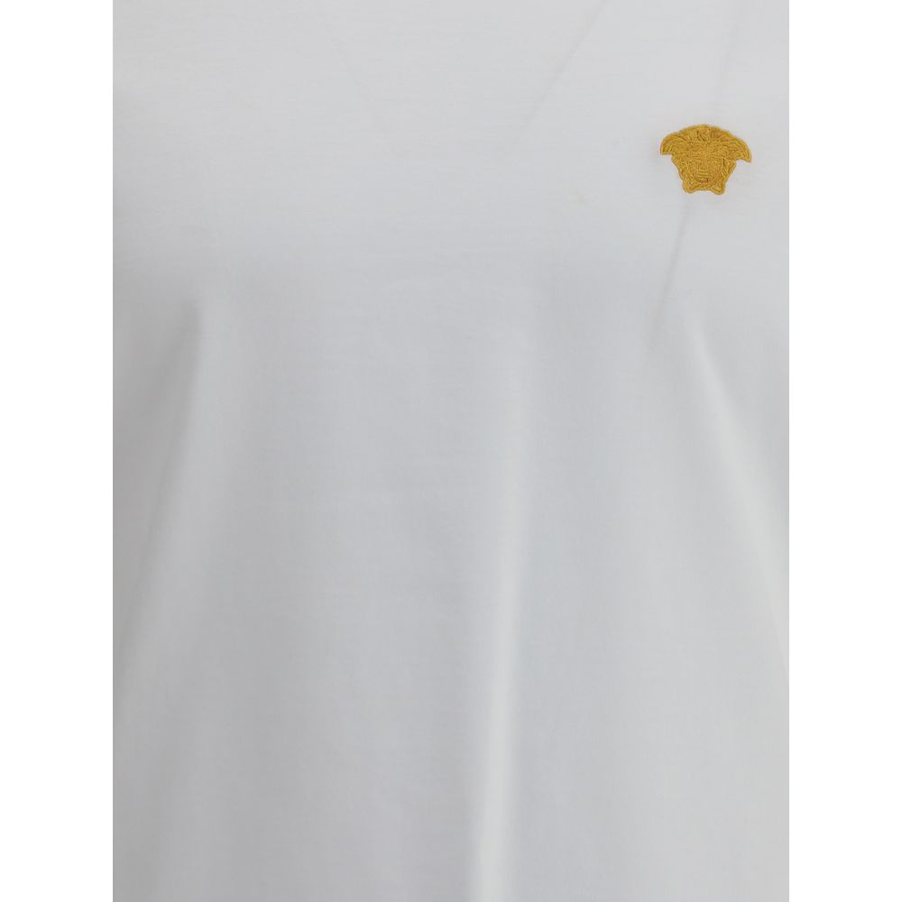 Weißes Baumwoll-T-Shirt