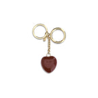 Bordeaux Brass Keychain