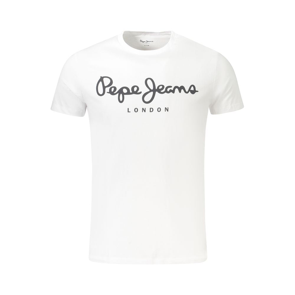 Herren-T-Shirt aus weißer Baumwolle
