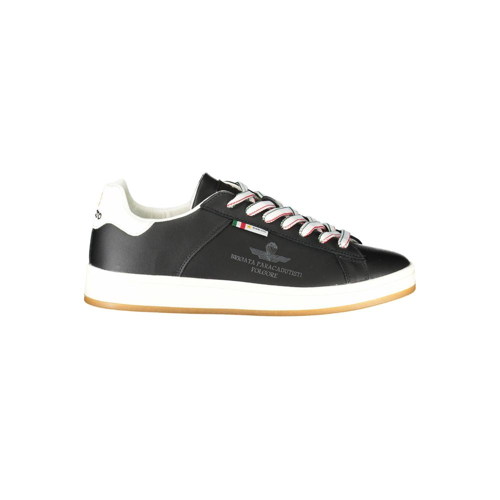 Schwarzer Sneaker aus Polyurethan für Herren