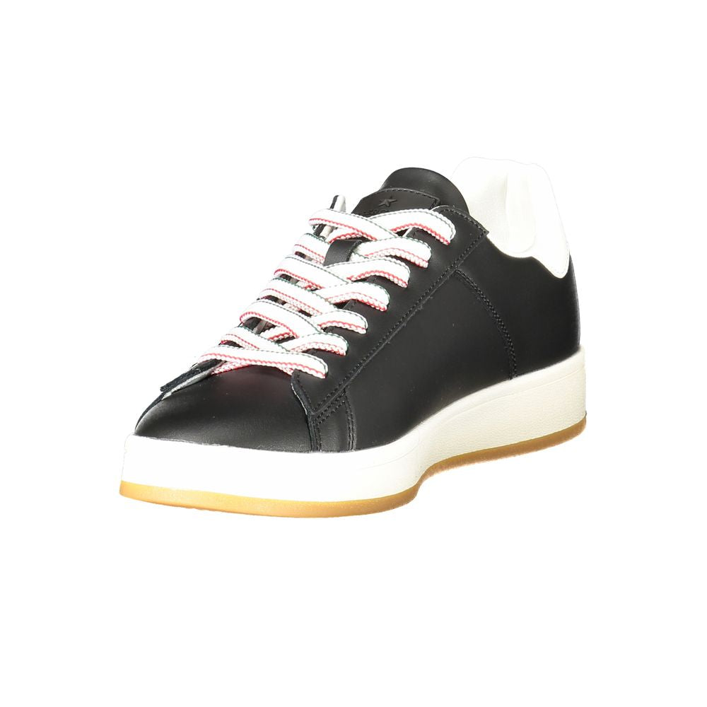 Schwarzer Sneaker aus Polyurethan für Herren