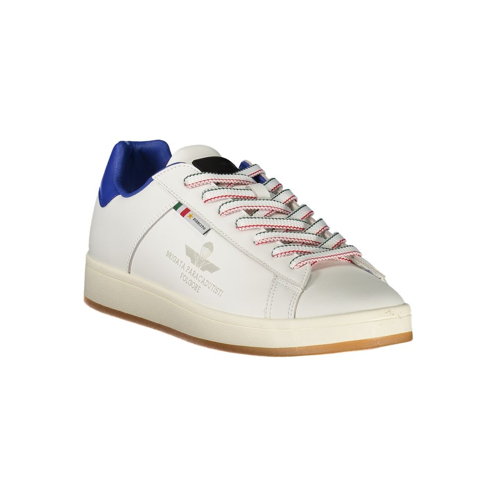 Weiße Herren-Sneaker aus Polyurethan