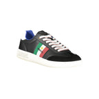 Herren-Sneaker aus schwarzem Leder