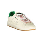 Weiße Polyurethan Herren-Sneaker