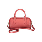 Rote Polyurethan-Damenhandtasche