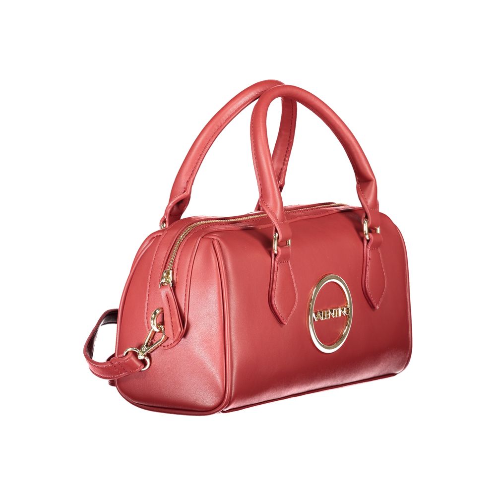 Rote Polyurethan-Damenhandtasche