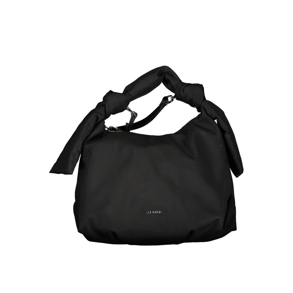 Schwarze Polyester-Damenhandtasche