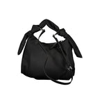 Schwarze Polyester-Damenhandtasche