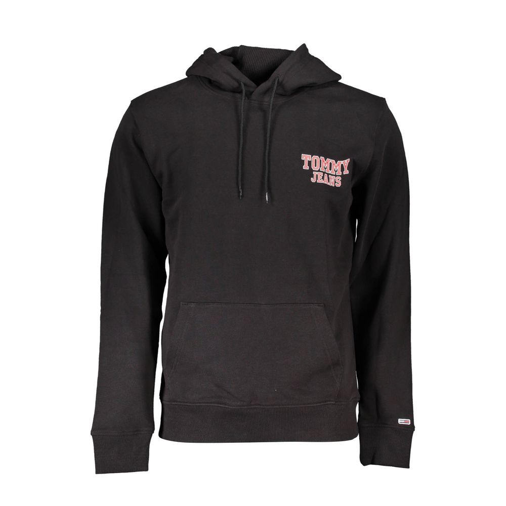 Herren-Sweatshirt aus schwarzer Baumwolle