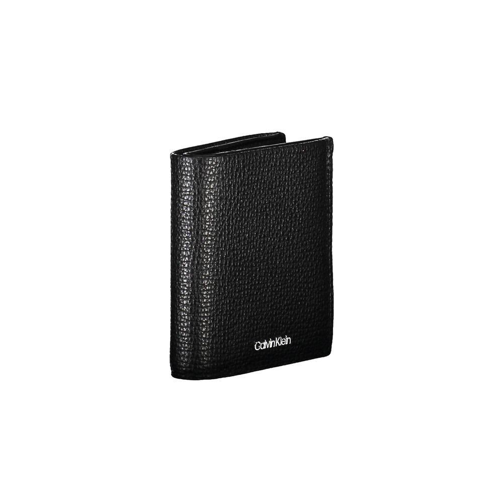 Herren Brieftasche Leder Schwarz