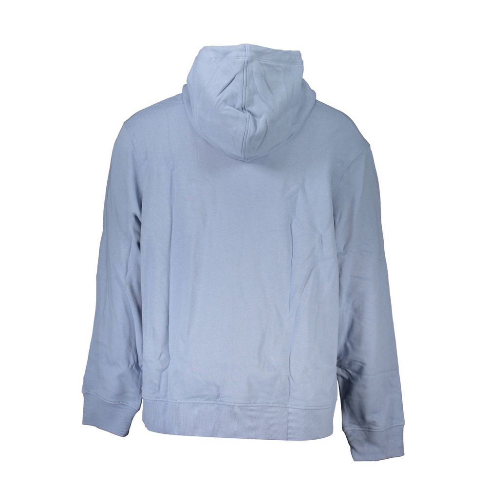 Blaues Baumwoll-Sweatshirt für Herren
