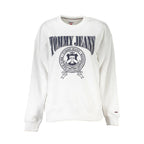 Damen-Sweatshirt aus weißer Baumwolle