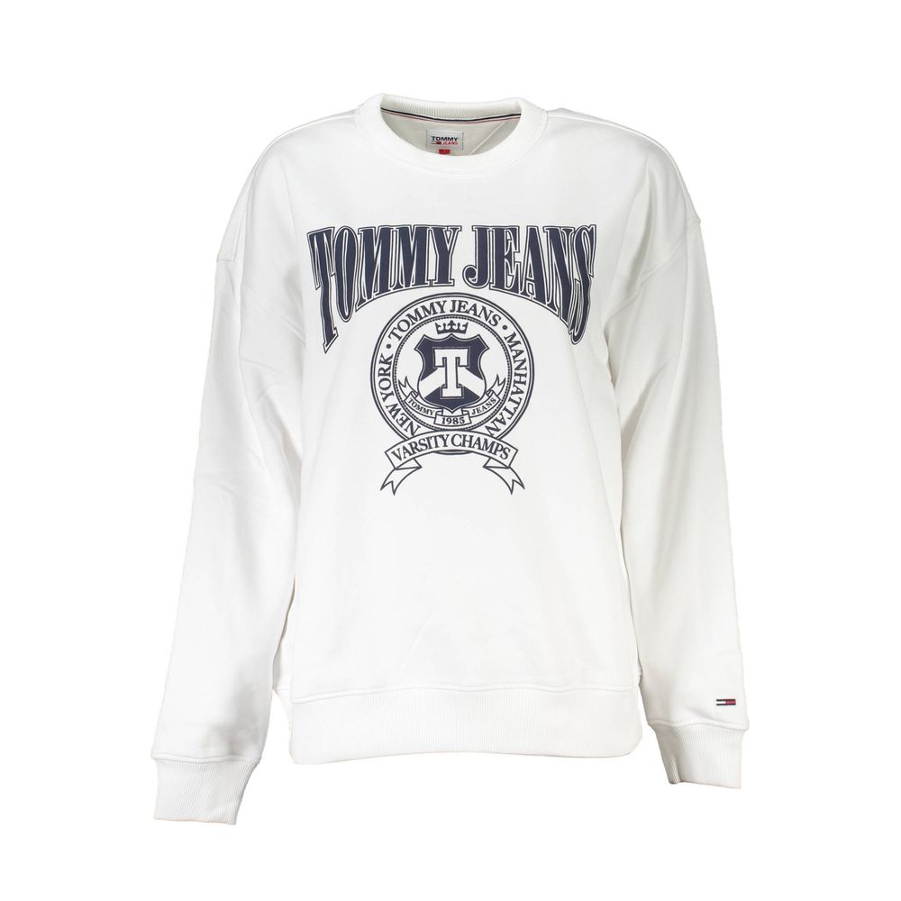 Damen-Sweatshirt aus weißer Baumwolle