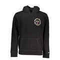 Schwarzer Herrenpullover aus Baumwolle