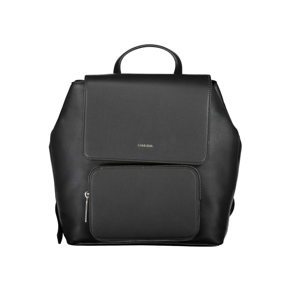 Schwarzer Polyester-Damenrucksack