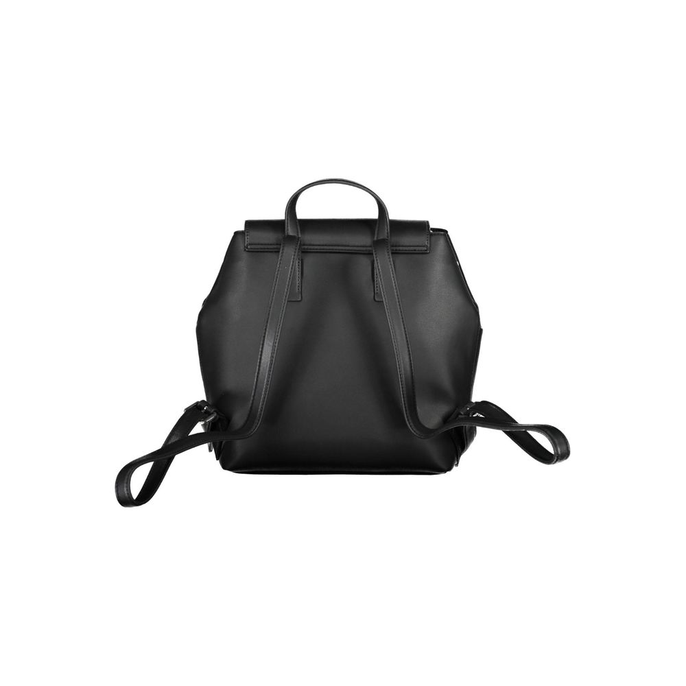 Schwarzer Polyester-Damenrucksack