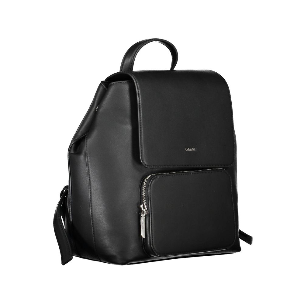 Schwarzer Polyester-Damenrucksack