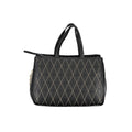 Nero Poliuretano Donna Bag with Adjustable and Removable Strap