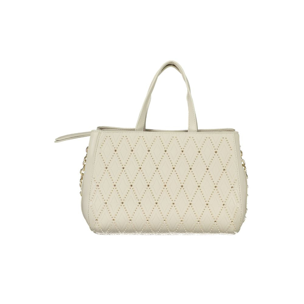 Weiße Damenhandtasche aus Polyurethan