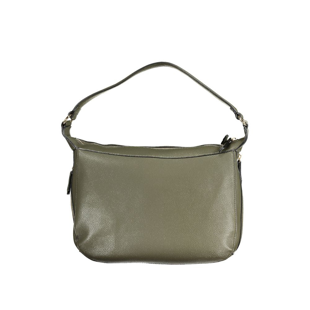 Grüne Polyurethan-Damenhandtasche