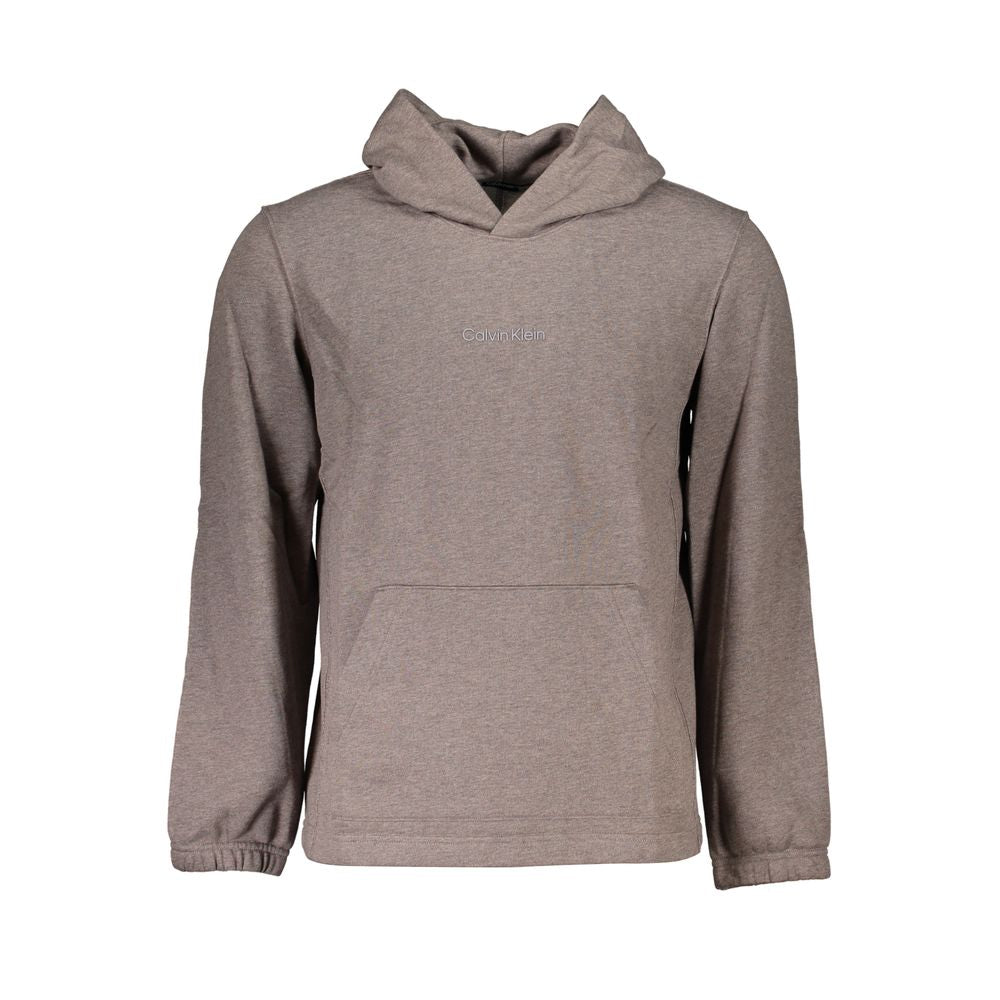 Brown Cotton Men's Sweatshirt