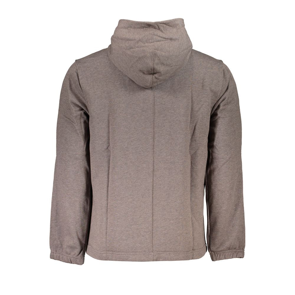 Brown Cotton Men's Sweatshirt