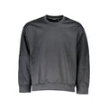 Schwarzer Polyester Herrenpullover