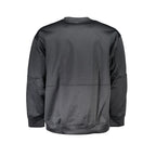 Schwarzer Polyester Herrenpullover
