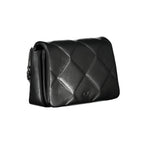 Borsa a tracolla da donna in poliestere nero