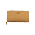 Brown Polyurethane Women's Wallet