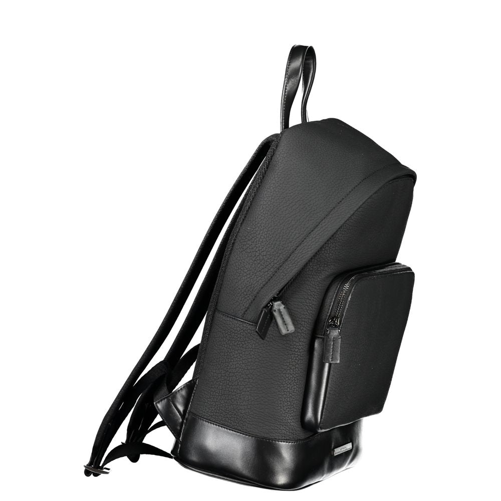 Schwarze Polyester-Damenhandtasche