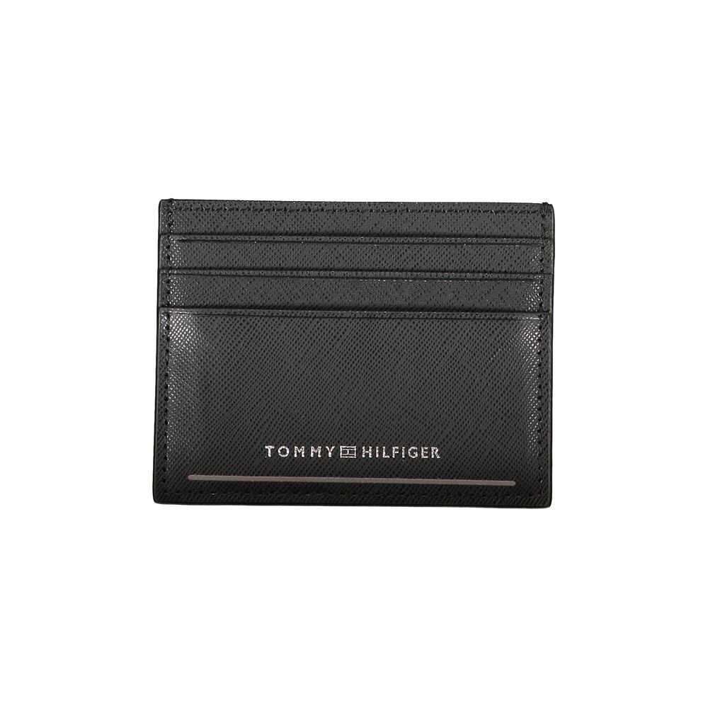 Herrenbrieftasche aus schwarzem Leder